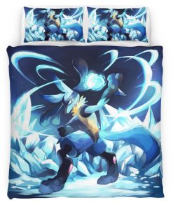 Housse De Couette Lucario Pokémon 8 Parure de lit Ensemble De Literie