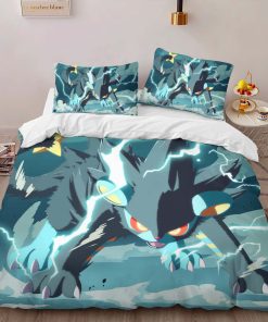 Alternative view of Housse De Couette Luxray Pokémon 2 Parure de lit Ensemble De Literie