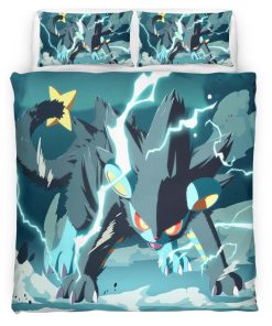 Housse De Couette Luxray Pokémon 2 Parure de lit Ensemble De Literie