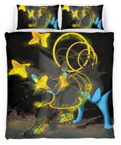 Housse De Couette Luxray Pokémon Parure de lit Ensemble De Literie