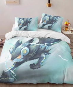 Alternative view of Housse De Couette Luxray Pokémon 4 Parure de lit Ensemble De Literie