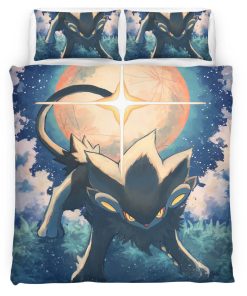 Housse De Couette Luxray Pokémon 8 Parure de lit Ensemble De Literie