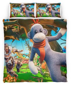 Housse De Couette Mystical Forest Deathrun Monk Fortnite Parure de lit Ensemble De Literie