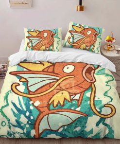 Alternative view of Housse De Couette Magicarpe Shiny Pokémon Eau 2 Parure de lit Ensemble De Literie