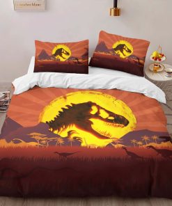 Alternative view of Housse De Couette Vue Majestueuse de Jurassic Park Parure de lit Ensemble De Literie