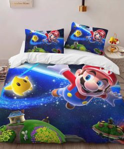 Alternative view of Housse De Couette Mario Volant Parure de lit Ensemble De Literie