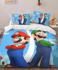 Alternative view of Housse De Couette Mario et Luigi Super Mario 3 Parure de lit Ensemble De Literie