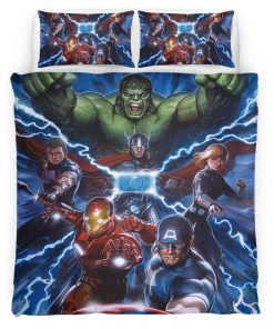 Housse De Couette Avengers Marvel 1005 Parure de lit Ensemble De Literie