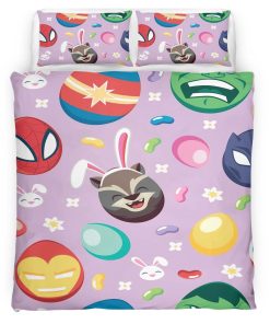 Housse De Couette Avengers Marvel 1009 Parure de lit Ensemble De Literie