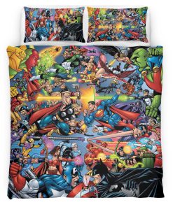Housse De Couette Avengers Marvel 1015 Parure de lit Ensemble De Literie