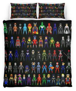 Housse De Couette Avengers Marvel 1021 Parure de lit Ensemble De Literie