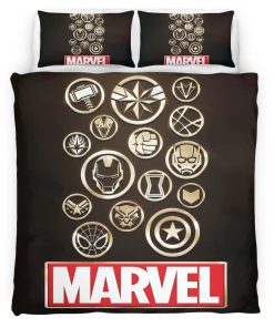 Housse De Couette Avengers Marvel 1025 Parure de lit Ensemble De Literie