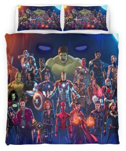 Housse De Couette Avengers Marvel 1034 Parure de lit Ensemble De Literie