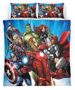 Housse De Couette Avengers Endgame Marvel 1014 Parure de lit Ensemble De Literie