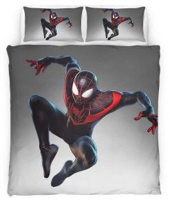 Housse De Couette Marvel Ultimate Alliance 3 – Spider-Man Miles Morales Parure de lit Ensemble De Literie