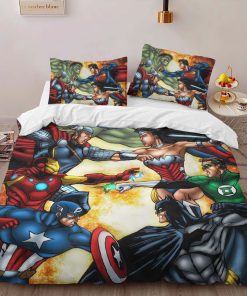 Alternative view of Housse De Couette Marvel et DC Comics Parure de lit Ensemble De Literie