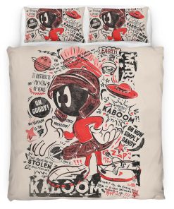 Housse De Couette Marvin le Martien Looney Tunes 01 Parure de lit Ensemble De Literie