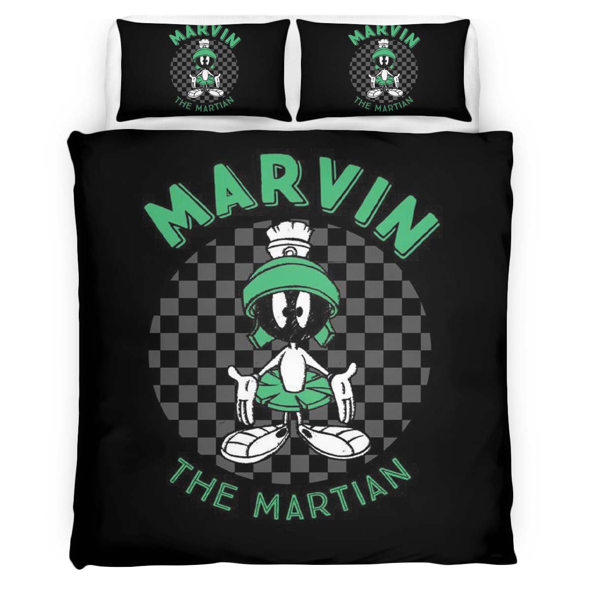 Housse De Couette Marvin le Martien Looney Tunes 02 Parure de lit Ensemble De Literie