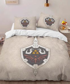 Alternative view of Housse De Couette Épée de Légende et Bouclier Hylien Zelda Parure de lit Ensemble De Literie