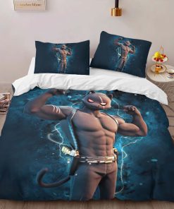 Alternative view of Housse De Couette Meowscles Fortnite Parure de lit Ensemble De Literie