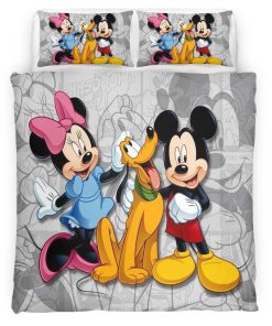 Housse De Couette Mickey Mouse et ses amis 11 Parure de lit Ensemble De Literie
