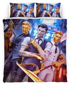 Housse De Couette Midas Fortnite Tous Skins Parure de lit Ensemble De Literie