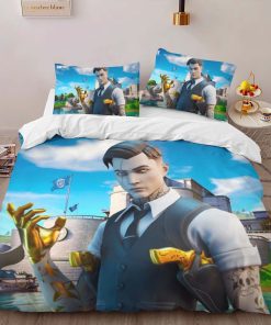 Alternative view of Housse De Couette Midas Fortnite Skin Stylé Parure de lit Ensemble De Literie