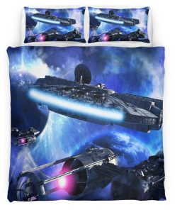 Housse De Couette Faucon Millenium Star Wars 2 Parure de lit Ensemble De Literie