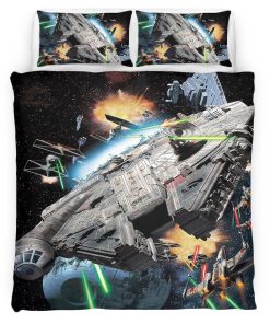 Housse De Couette Faucon Millenium Star Wars 5 Parure de lit Ensemble De Literie