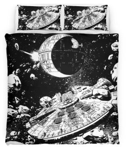 Housse De Couette Faucon Millenium Star Wars 6 Parure de lit Ensemble De Literie