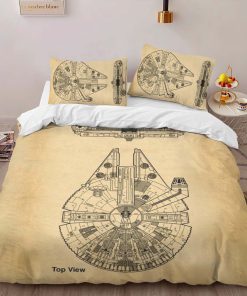 Alternative view of Housse De Couette Faucon Millenium Star Wars – Blueprint Parure de lit Ensemble De Literie