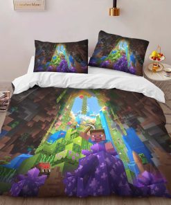 Alternative view of Housse De Couette Minecraft Aventure Parure de lit Ensemble De Literie