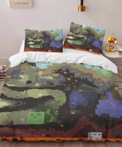 Alternative view of Housse De Couette Minecraft Tous les Blocs Parure de lit Ensemble De Literie