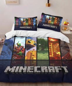 Alternative view of Housse De Couette Minecraft Biomes Parure de lit Ensemble De Literie