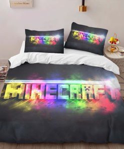 Alternative view of Housse De Couette Minecraft Coloré Parure de lit Ensemble De Literie