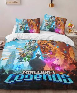 Alternative view of Housse De Couette Minecraft Legends Combat Parure de lit Ensemble De Literie