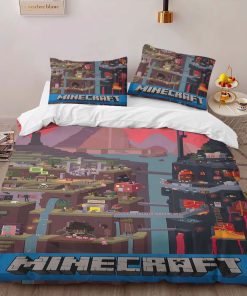 Alternative view of Housse De Couette Minecraft Samcube Parure de lit Ensemble De Literie