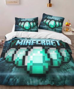 Alternative view of Housse De Couette Minecraft Œuf d’Apparition Parure de lit Ensemble De Literie