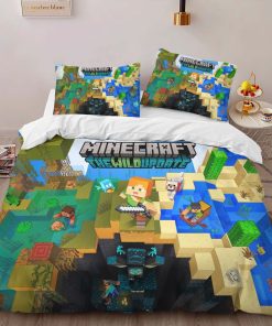 Alternative view of Housse De Couette Minecraft The Wild Update Parure de lit Ensemble De Literie