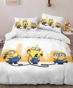 Alternative view of Housse De Couette Minions Appel Banane Parure de lit Ensemble De Literie