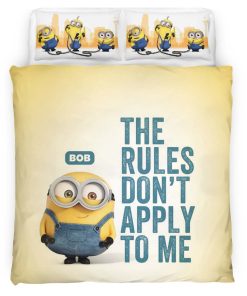 Housse De Couette Minions Bob 02 Parure de lit Ensemble De Literie