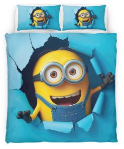 Housse De Couette Minions Bob 03 Parure de lit Ensemble De Literie