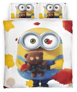 Housse De Couette Minions Bob Parure de lit Ensemble De Literie