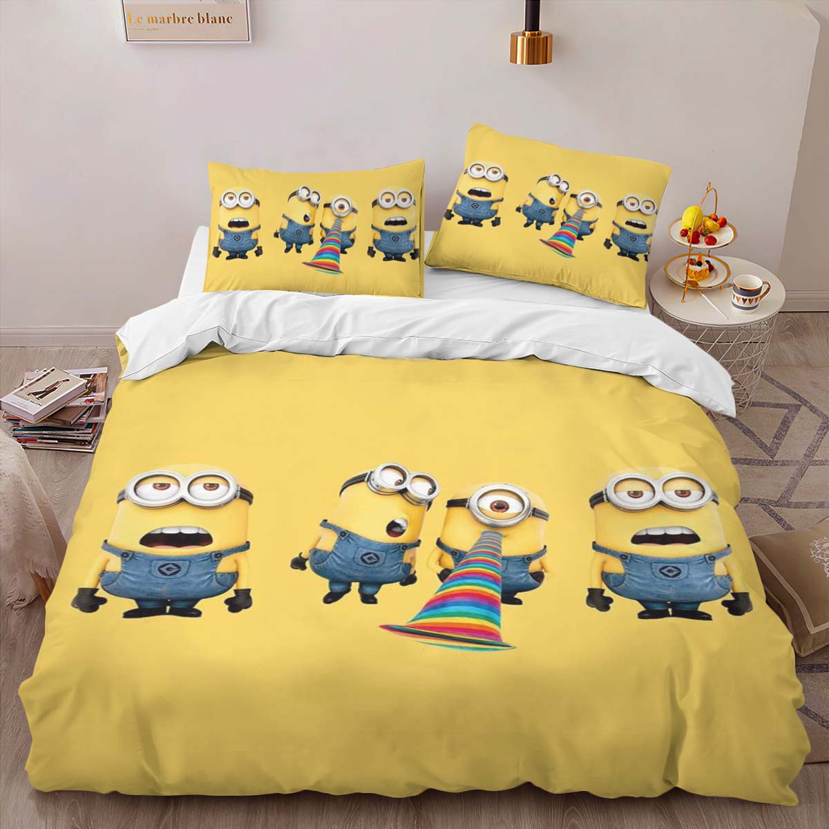 Housse De Couette Minions Personnages 07 Parure de lit Ensemble De Literie – Image 2