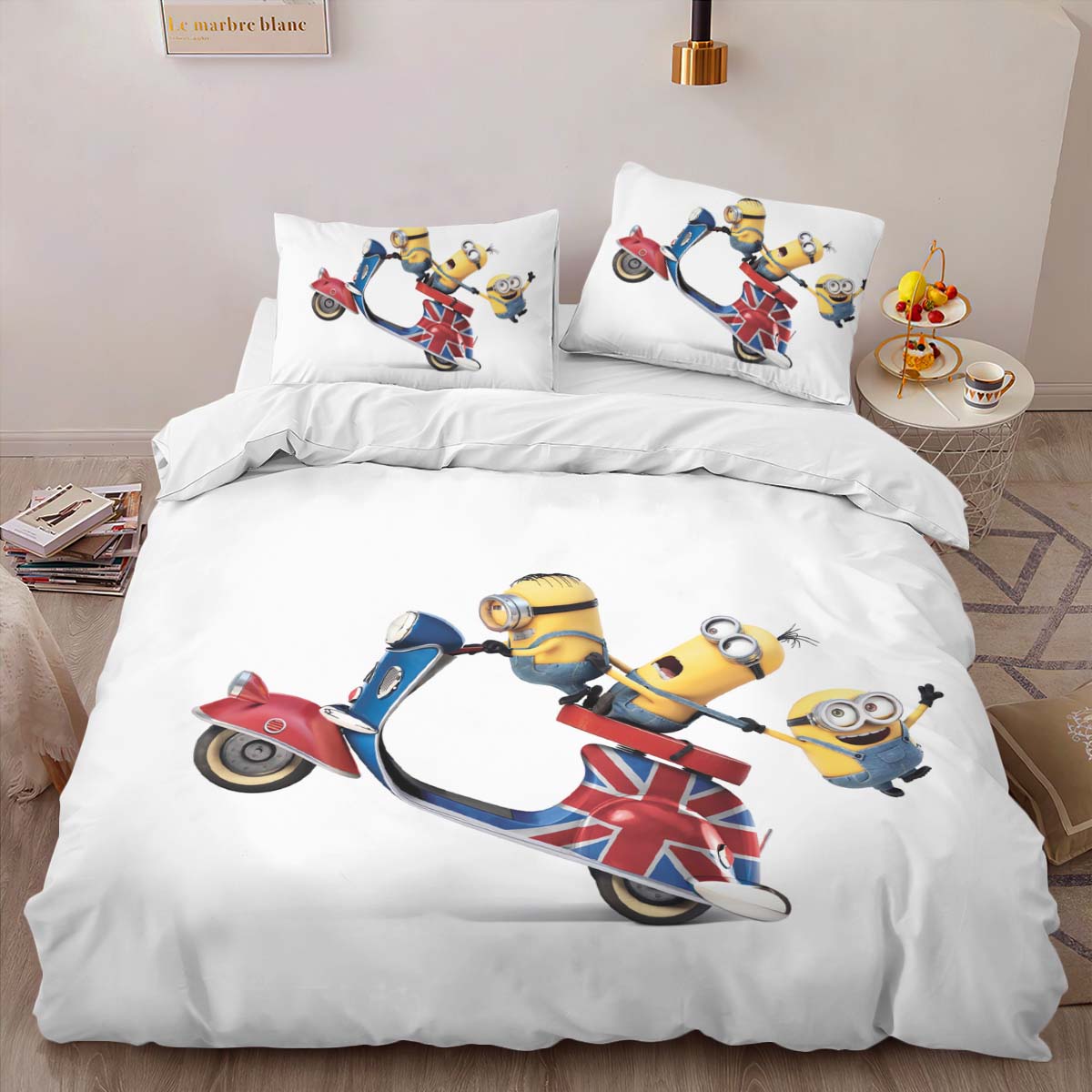 Housse De Couette Minions Personnages 11 Parure de lit Ensemble De Literie – Image 2