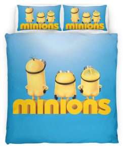 Housse De Couette Minions Personnages 13 Parure de lit Ensemble De Literie