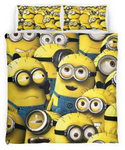 Housse De Couette Minions Personnages 19 Parure de lit Ensemble De Literie