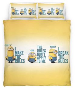 Housse De Couette Minions Personnages 20 Parure de lit Ensemble De Literie