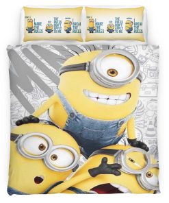 Housse De Couette Minions Personnages 23 Parure de lit Ensemble De Literie