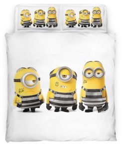 Housse De Couette Minions Personnages 24 Parure de lit Ensemble De Literie